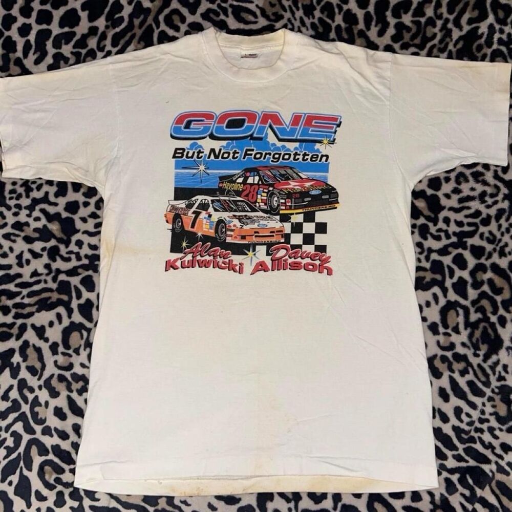 Nascar Men's White T-shirt